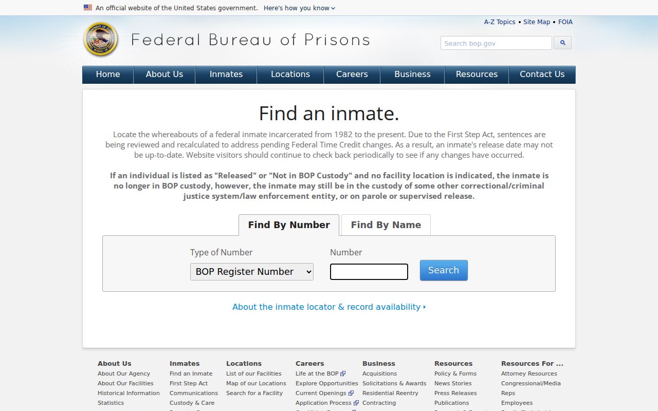 LaRue County sex offender lookup cross-check with federal inmate locator